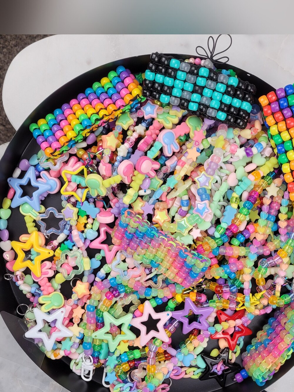 🌈STEP 1: CHOOSE YOUR BEAD STYLE festival rave kandi kids jewelry bundle kit